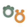 Done By Deer (2pack 0m-Plus) Teether Deer Friends Mustard & Green