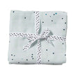 Done By Deer (2pack 120x120cm) Organic Cotton Swaddle Dreamy Dots Blue