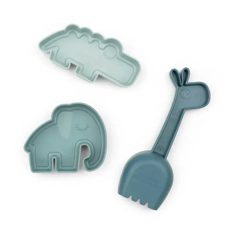 Done Dy Deer (0m-Plus 3pcs) Sand Play Set Deer Friends Blue