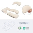 Doomoo Maxxy XXL Maternity Pillow Mini Flowers Sand