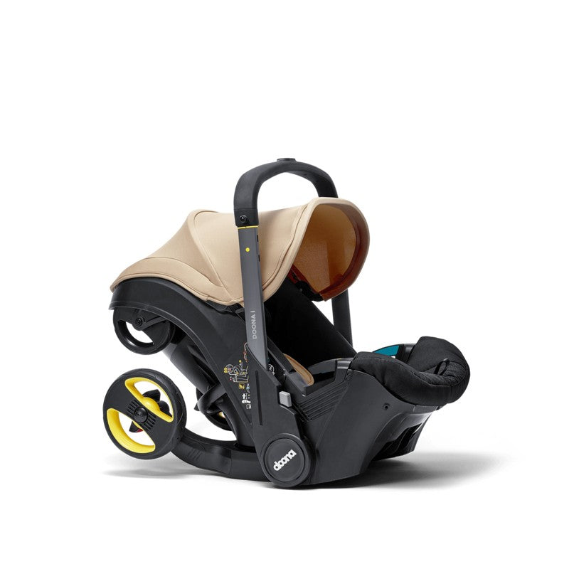 Doona I-Infant Car Seat (Rear-Facing) & Stroller Sahara Sand (0m Plus, Up-13kg)