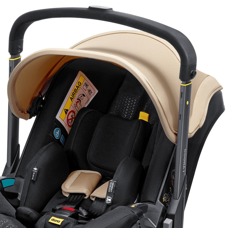 Doona I-Infant Car Seat (Rear-Facing) & Stroller Sahara Sand (0m Plus, Up-13kg)