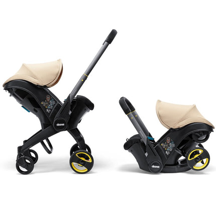 Doona I-Infant Car Seat (Rear-Facing) & Stroller Sahara Sand (0m Plus, Up-13kg)