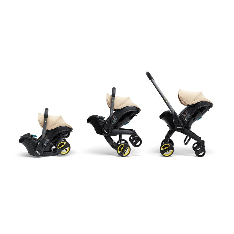 Doona I-Infant Car Seat (Rear-Facing) & Stroller Sahara Sand (0m Plus, Up-13kg)