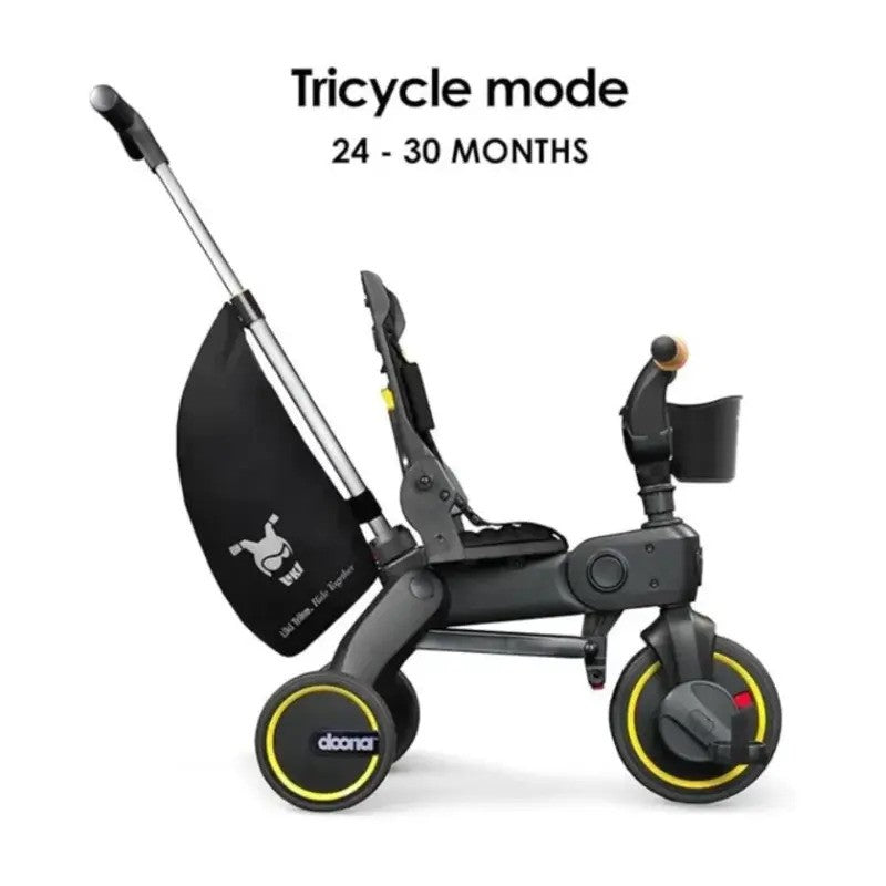 Doona Liki Trike S5 Nitro Black (10M-3YRS 0-17KG)