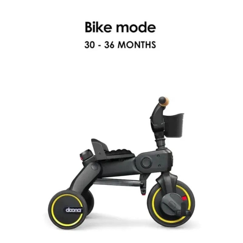 Doona Liki Trike S5 Nitro Black (10M-3YRS 0-17KG)