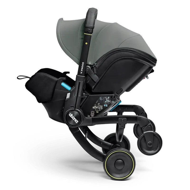 Doona X Infant Car Seat (Rear-Facing) & Stroller Forest Grey (0m-Plus Up-13kg)