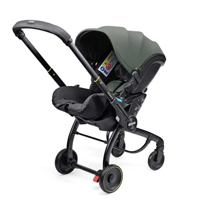Doona X Infant Car Seat (Rear-Facing) & Stroller Forest Grey (0m-Plus Up-13kg)