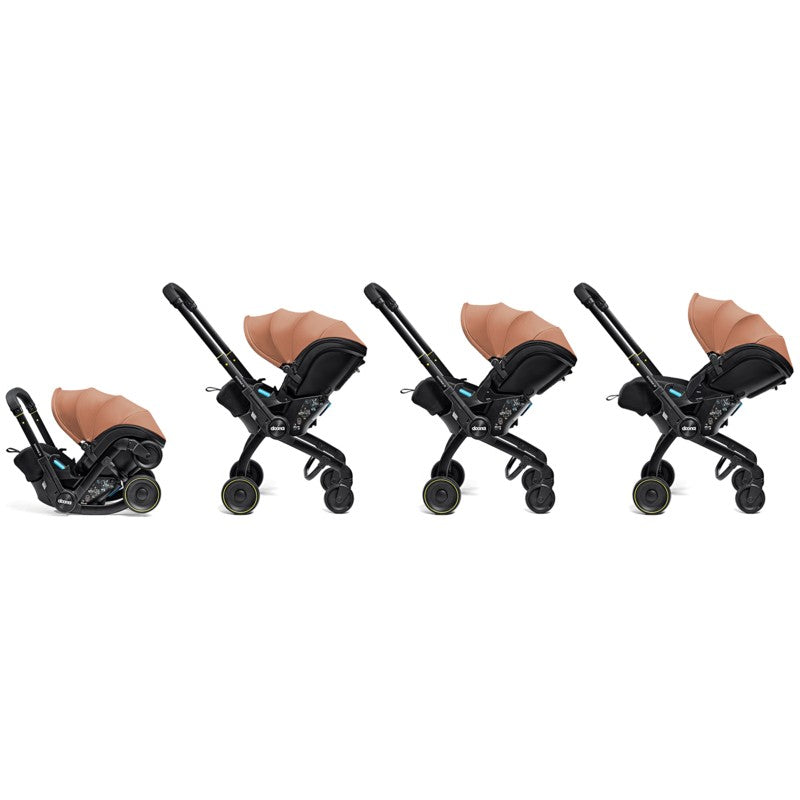 Doona X Infant Car Seat (Rear-Facing) & Stroller Terracotta (0m-Plus Up-13kg)