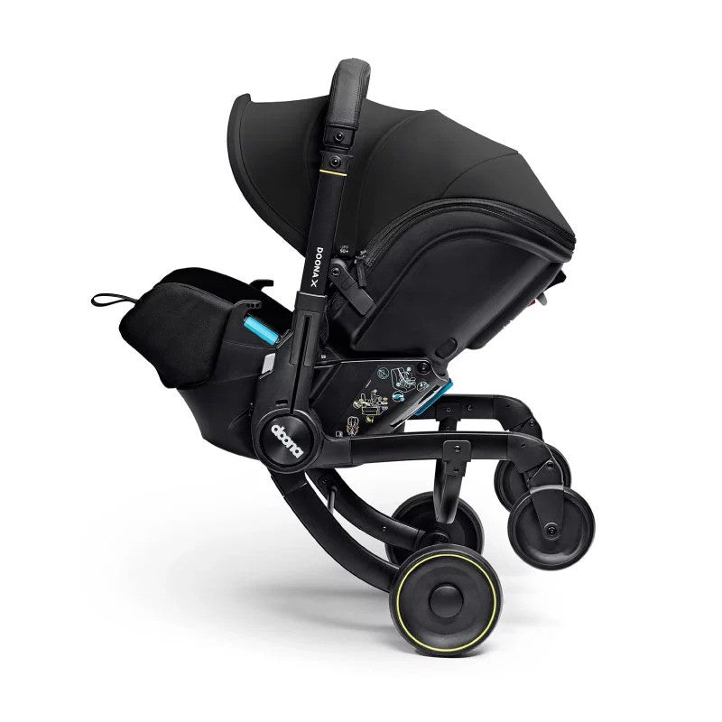 Doona X Infant Car Seat (Rear-Facing) & Stroller Nitro Black (0m-Plus Up-13kg)