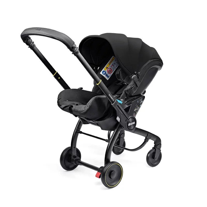 Doona X Infant Car Seat (Rear-Facing) & Stroller Nitro Black (0m-Plus Up-13kg)