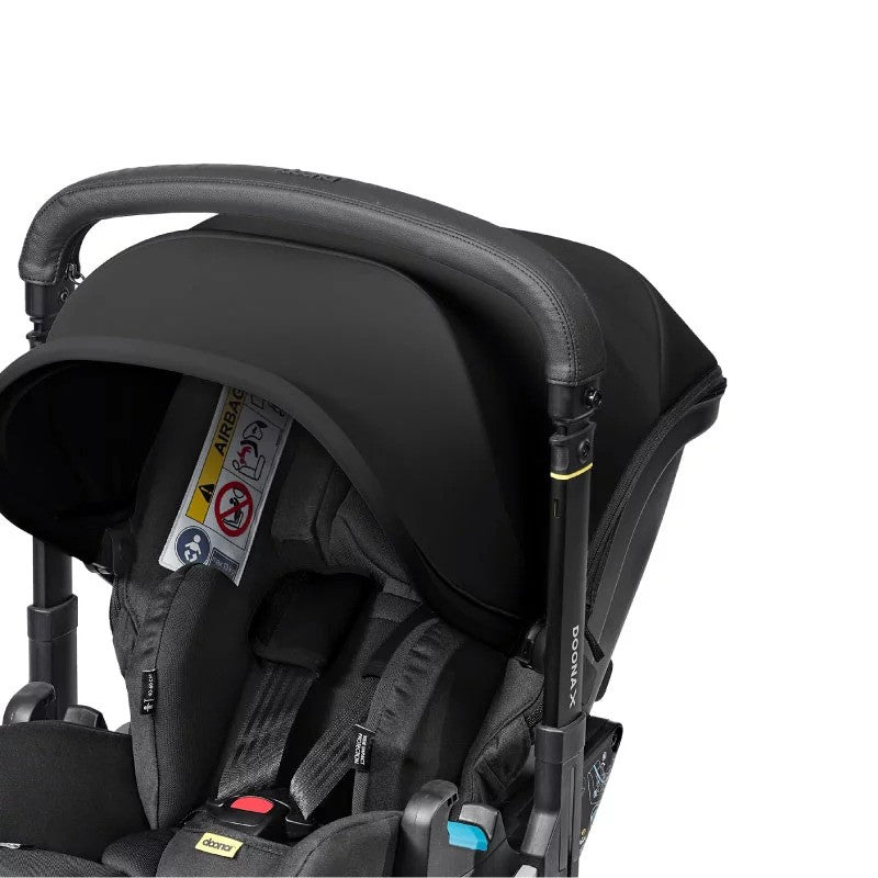 Doona X Infant Car Seat (Rear-Facing) & Stroller Nitro Black (0m-Plus Up-13kg)