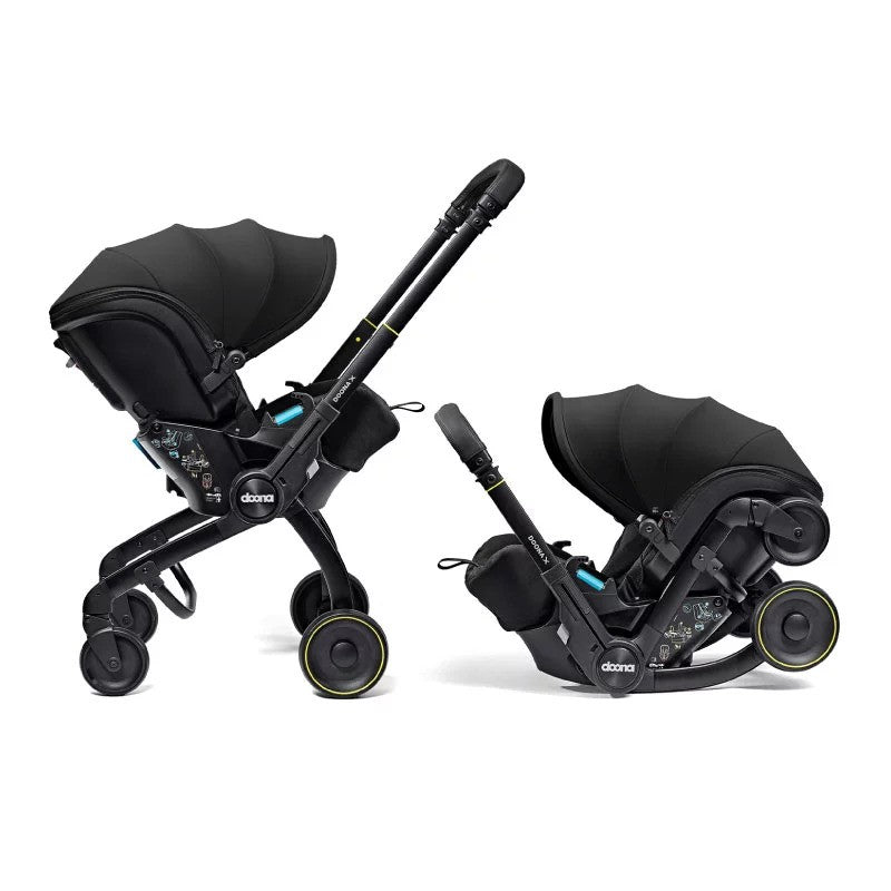 Doona X Infant Car Seat (Rear-Facing) & Stroller Nitro Black (0m-Plus Up-13kg)
