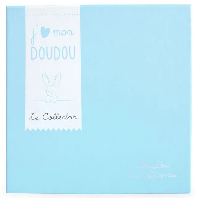 DouDou Et Compagnie Comforter Bear 24CM Blue