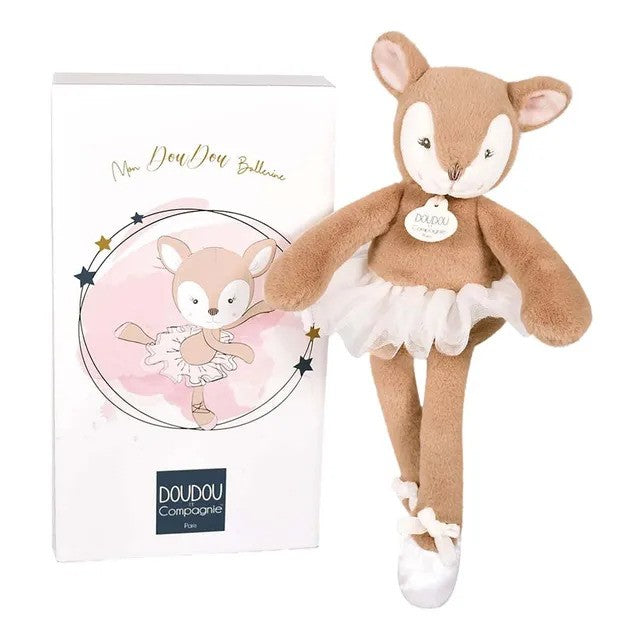 DouDou Et Compagnie My DouDou Ballerine Baby Deer 30CM