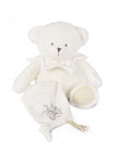 Doudou ET Compagnie Anniversary Collection Le Pantin Plush Toy With Comforter Bear 30cm White