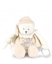Doudou ET Compagnie Anniversary Collection Le Pantin Wake-Up Plush Toy Bear 30cm White