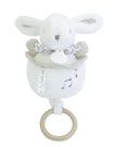 Doudou ET Compagnie Boitie A Musique Musical Toy Rabbit 20cm White