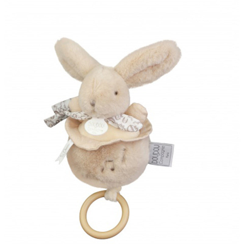 Doudou ET Compagnie Boitie A Musique Toy Rabbit 20cm Beige