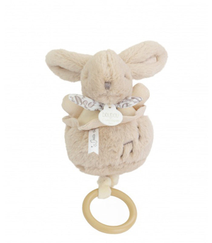 Doudou ET Compagnie Boitie A Musique Toy Rabbit 20cm Beige