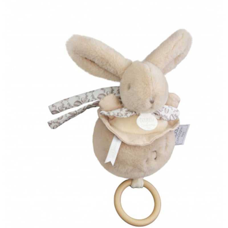 Doudou ET Compagnie Boitie A Musique Toy Rabbit 20cm Beige