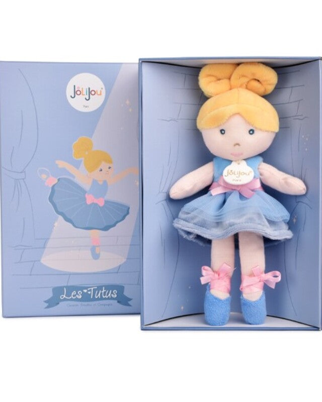 Doudou ET Compagnie Jolijou Les Tutus My Ballerina Doll 25cm Blue