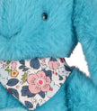 Doudou ET Compagnie La Garantie LAPIN FLEURETTE Bunny 25cm Turquoise