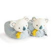 Doudou ET Compagnie MON Petit Yoca Le Koala Rattle Booties (0-6m) Bleu
