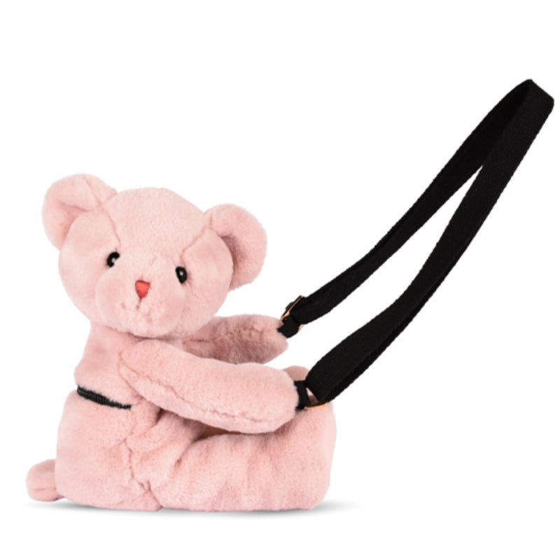Doudou ET Compagnie SAC Shoulder Bag Teddy 30cm Rose