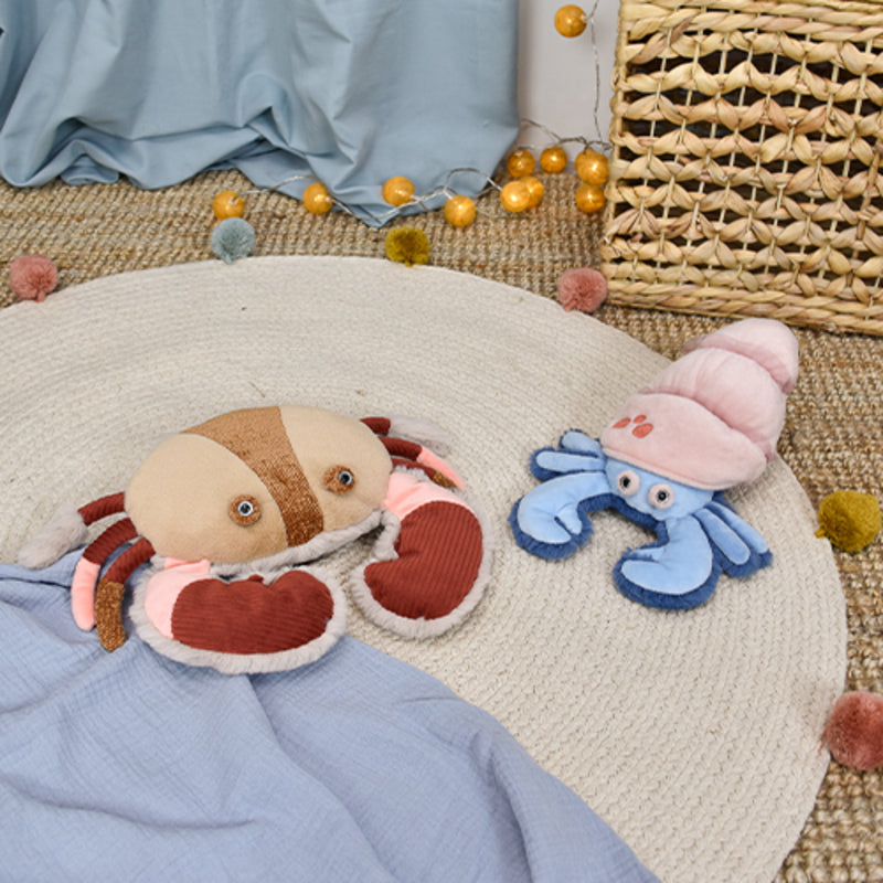 Doudou Et Compagnie Tresors Marins Bernard I'hermite 25cm