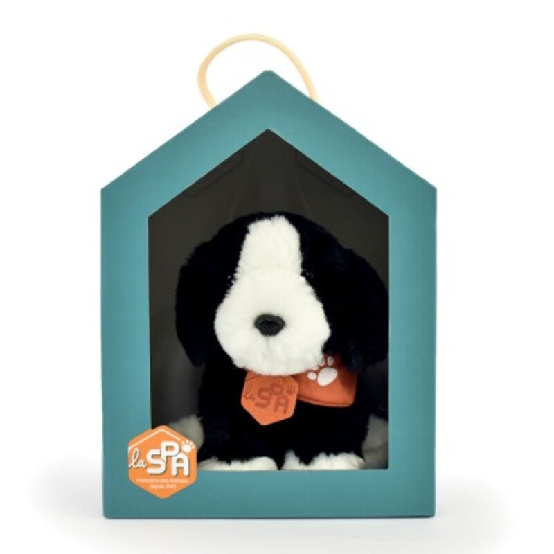 Doudou Et Compagnie Histoire D' Ours La Spa Dog Black & White