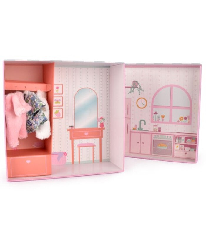 Doudou Et Compagnie Jolijou My First Doll Wardrobe 21cm Emilie & Her Clothes