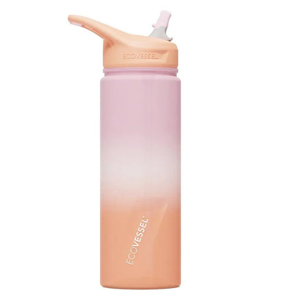 Ecovessel® Wave Eastman Tritan Water Bottle 24OZ Coral Sands