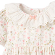 Elegant Baby Bubble Organic Muslin Folklore Floral Blanc