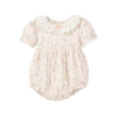 Elegant Baby Bubble Organic Muslin Folklore Floral Blanc