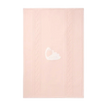 Elegant Baby Cotton Cable Knit Blanket Swan Pink Rose (30x40)