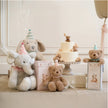 Elegant Baby Gift Box Plush Toy Birthday Bear Pink
