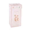 Elegant Baby Gift Box Plush Toy Birthday Bear Pink