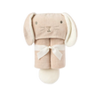 Elegant Baby Hooded Baby Bath Wrap Brown Taupe Bunny OS