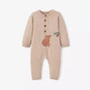 Elegant Baby Jumpsuit Brown Brun Bear