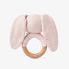 Elegant Baby Ring Rattle-4 Muslin Pink Bunny