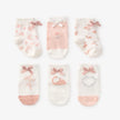 Elegant Baby Non-Slip Socks (6pack) Swan Lake Pink (Size 0-12m)