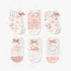 Elegant Baby Non-Slip Socks (6pack) Swan Lake Pink (Size 0-12m)