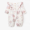 Elegant Baby Organic Muslin Jumpsuit Violet Ice Fairytale Wonderland (Size 6-9m)