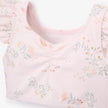Elegant Baby Ruffle Two-Piece Swimsuit Pink Rose