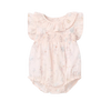 Elegant Baby Smocked Bubble Cotton Fleur de Provence Pink Rose