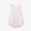 Elegant Baby Sunsuit Swiss Dot Swan Toile