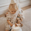 Elegant Baby Gift Box Plush Toy Birthday Bear Aqua