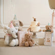 Elegant Baby Gift Box Plush Toy Birthday Bear Aqua