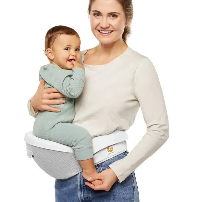Ergobaby Alta Hip Seat Pearl Grey (3.20 to 20.4kg, 4-48Months)